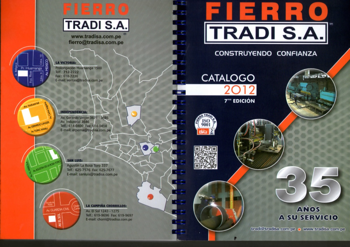 Catálogo de Productos de Acero - Tradisa S.A. (T.R.A.D.I.) - Studocu