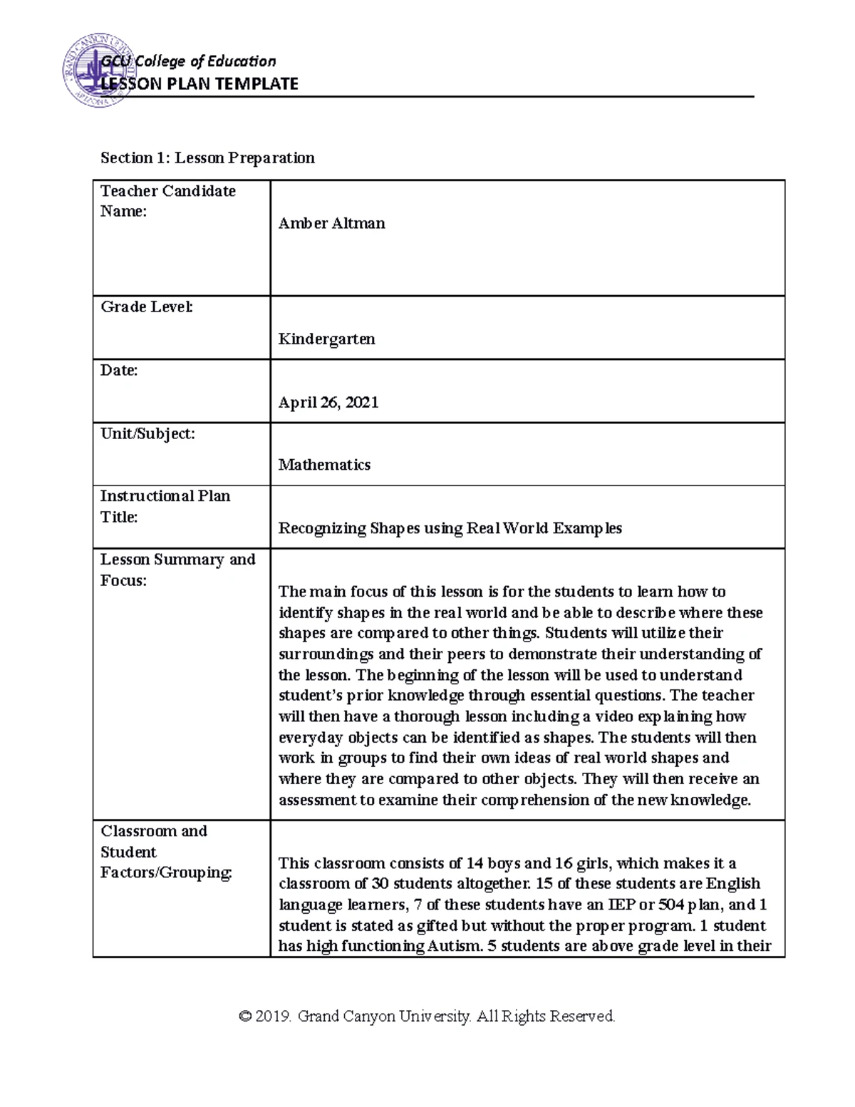 COE 4th Grade ELA Lesson Plan: Discovering Themes in Literature - Studocu