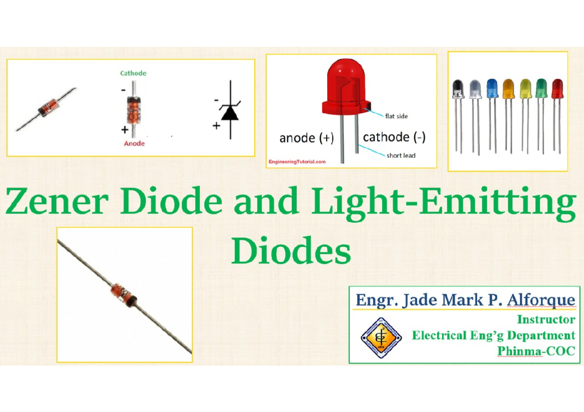 Lesson 6: Zener Diodes and Their Applications in Engineering (ENGR 101 ...