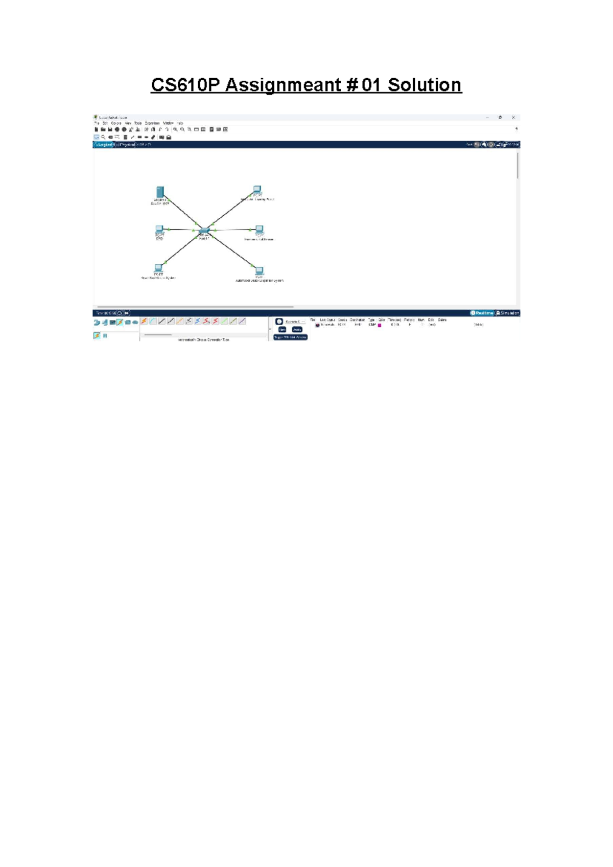 CS601P Spring 2025 Assignment 01 Solution Overview - Studocu