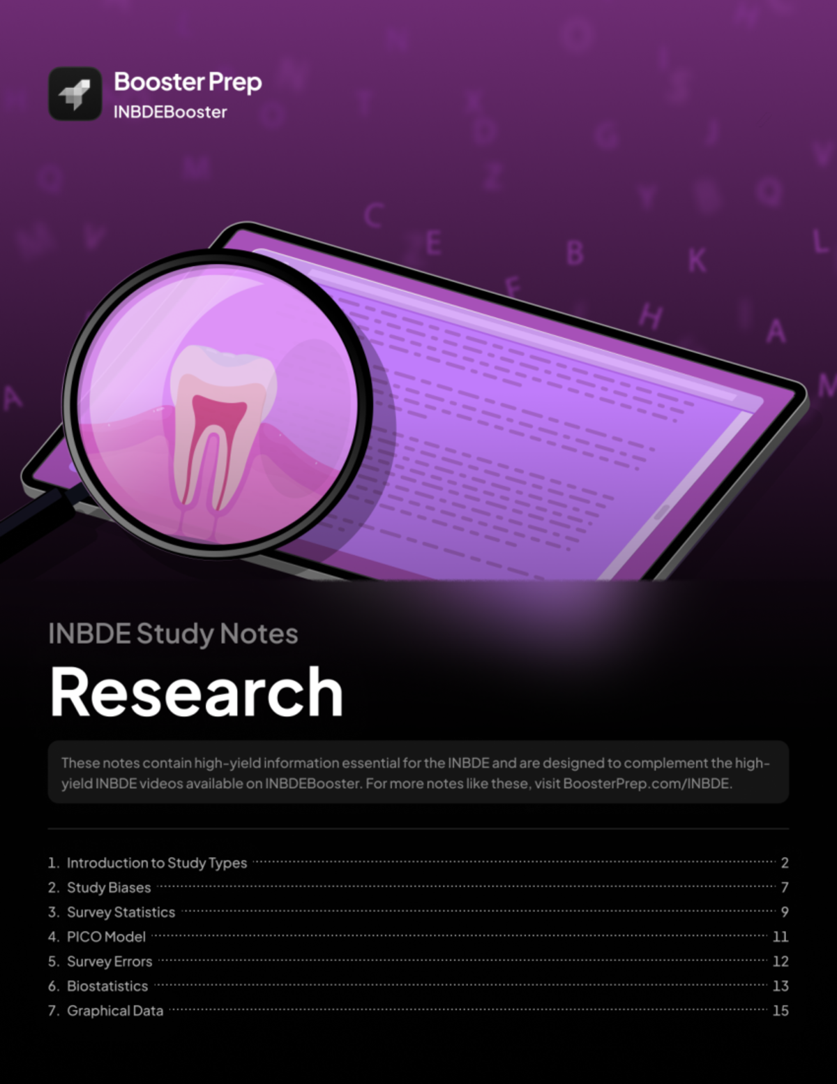 INBDE Booster PrepTM 2026: Comprehensive Study Notes on Research Types ...