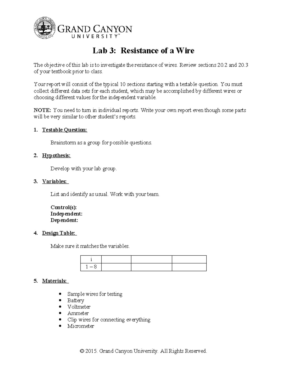 PHY112L - Lab 1: Investigating Electrostatic Forces and Charging ...