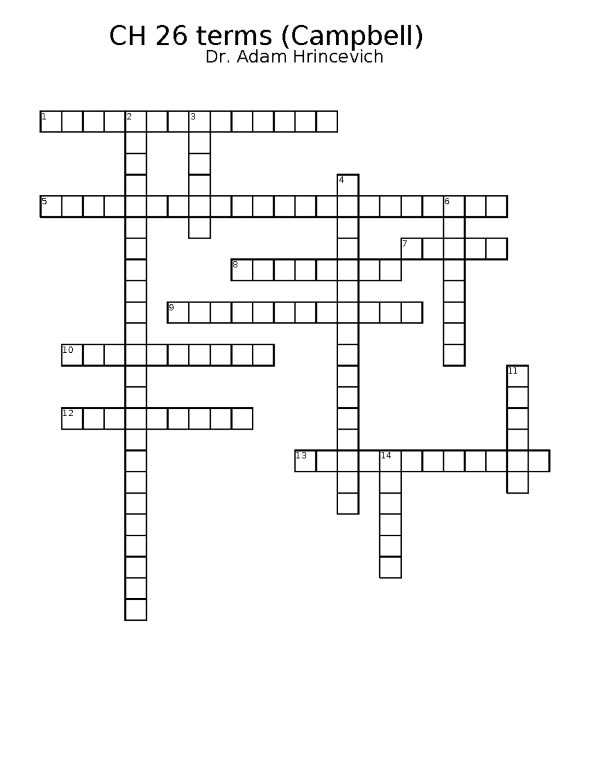 CH 26 CW Puzzle Answers - Review of Key Terms - Studocu