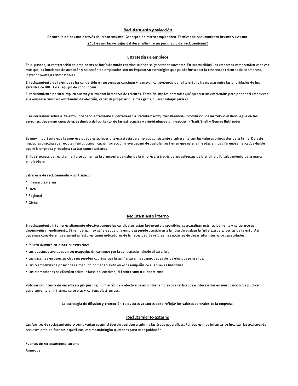 Modulo 5 RRHH - Material de clase - Empleados Descripción del puesto ...