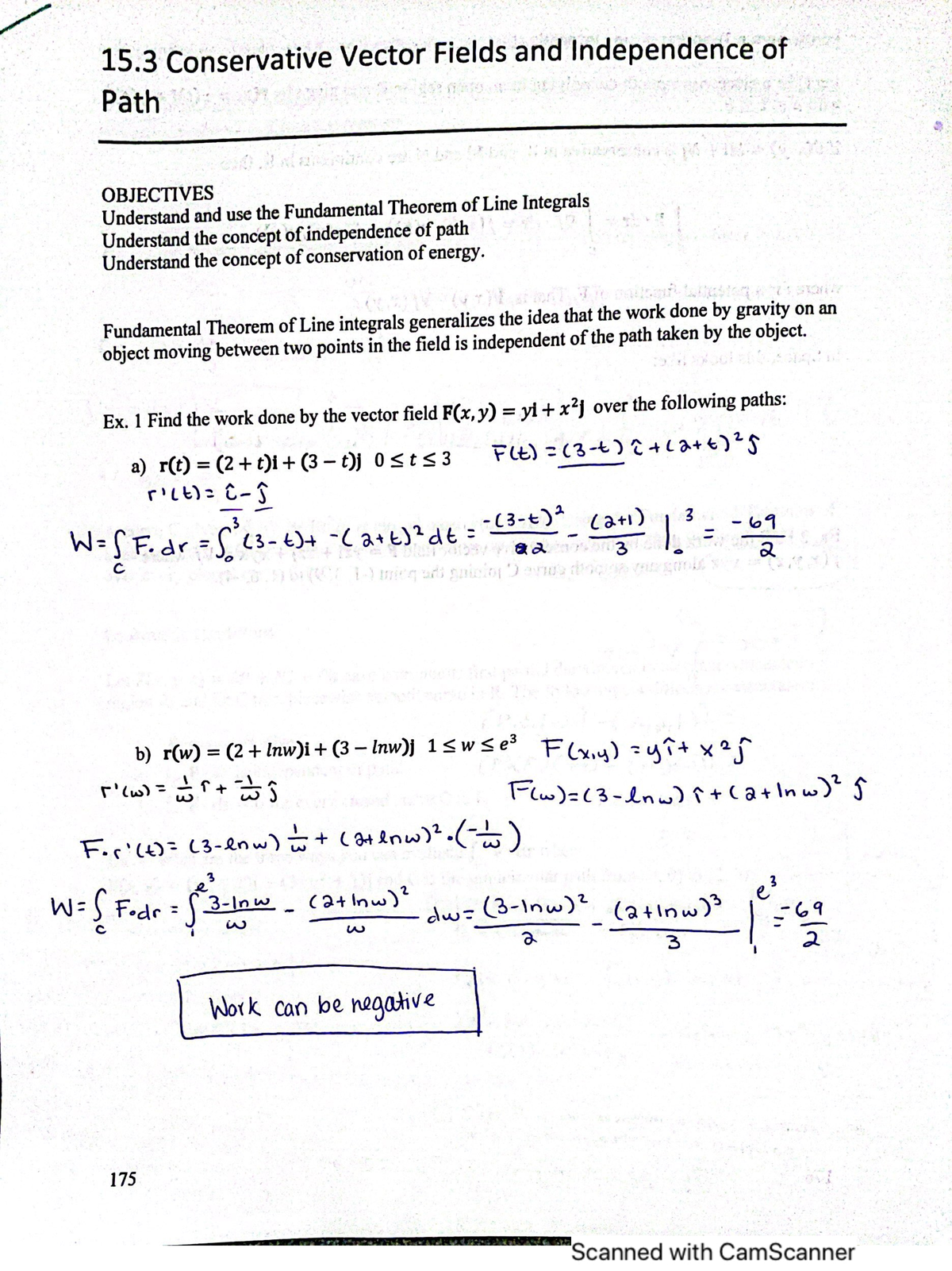 Calculus 3: Final Exam Notes on Conservative Vector Fields - Studocu