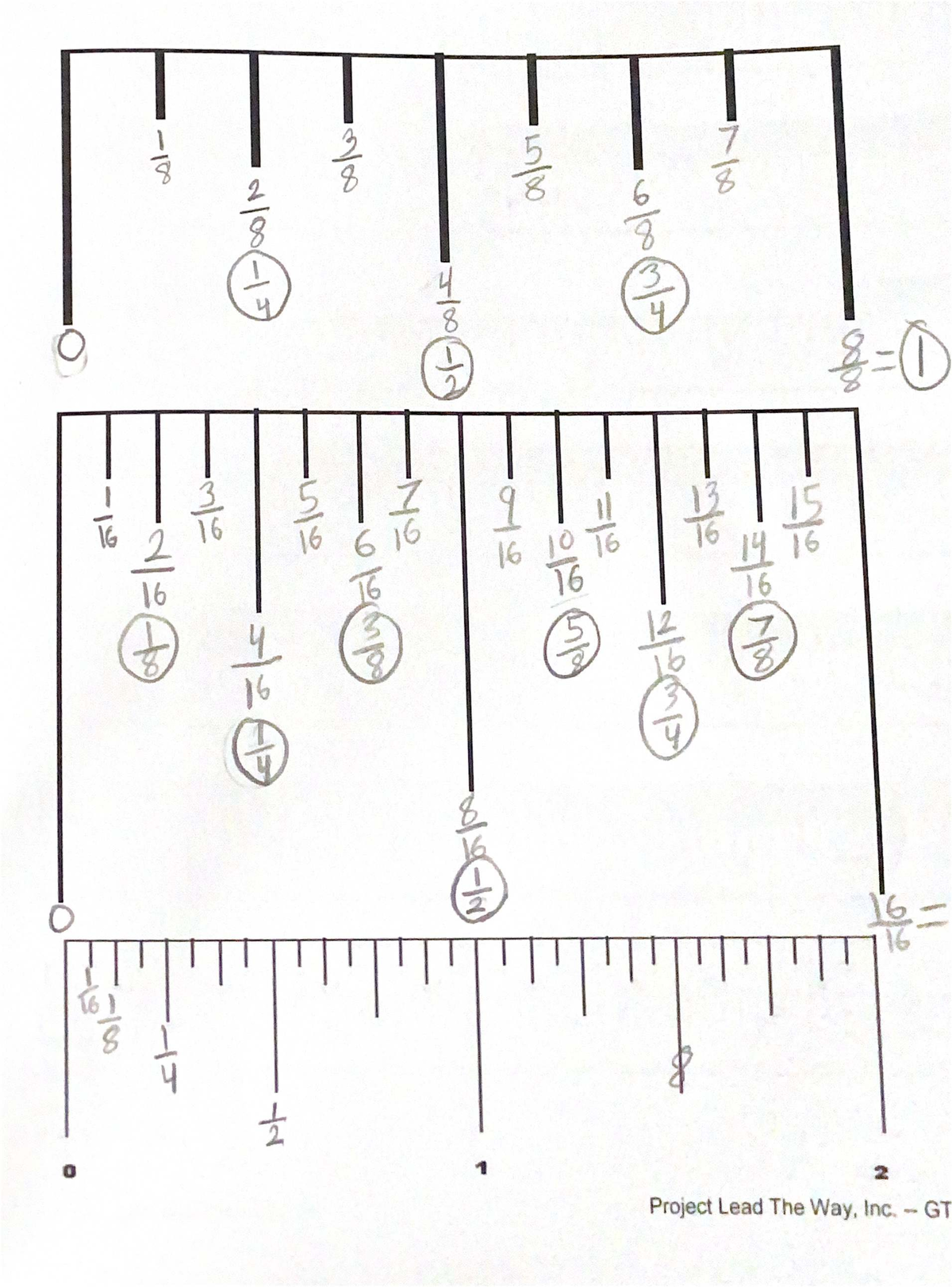 Reading a Standard Ruler: Lesson Notes for Measurement Skills - Studocu