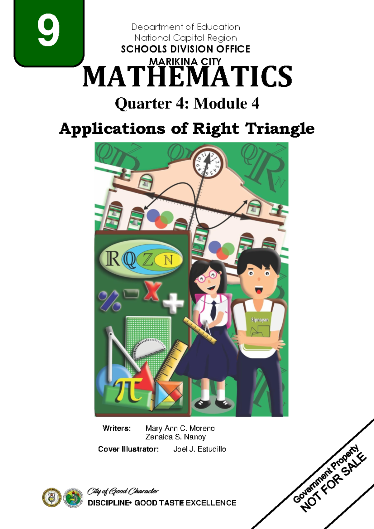 MATH GR9 QTR4-M4: Applications of Right Triangle Trigonometry - Studocu