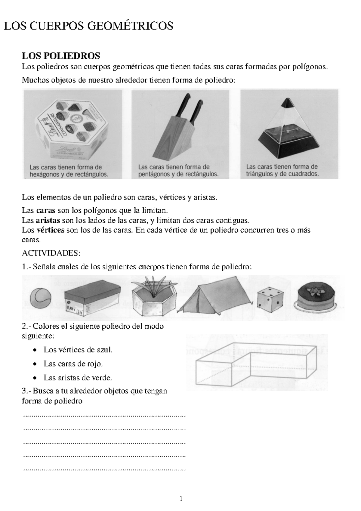LOS CUERPOS GEOMÉTRICOS: POLIEDROS Y OTRAS FIGURAS (MAT 101) - Studocu
