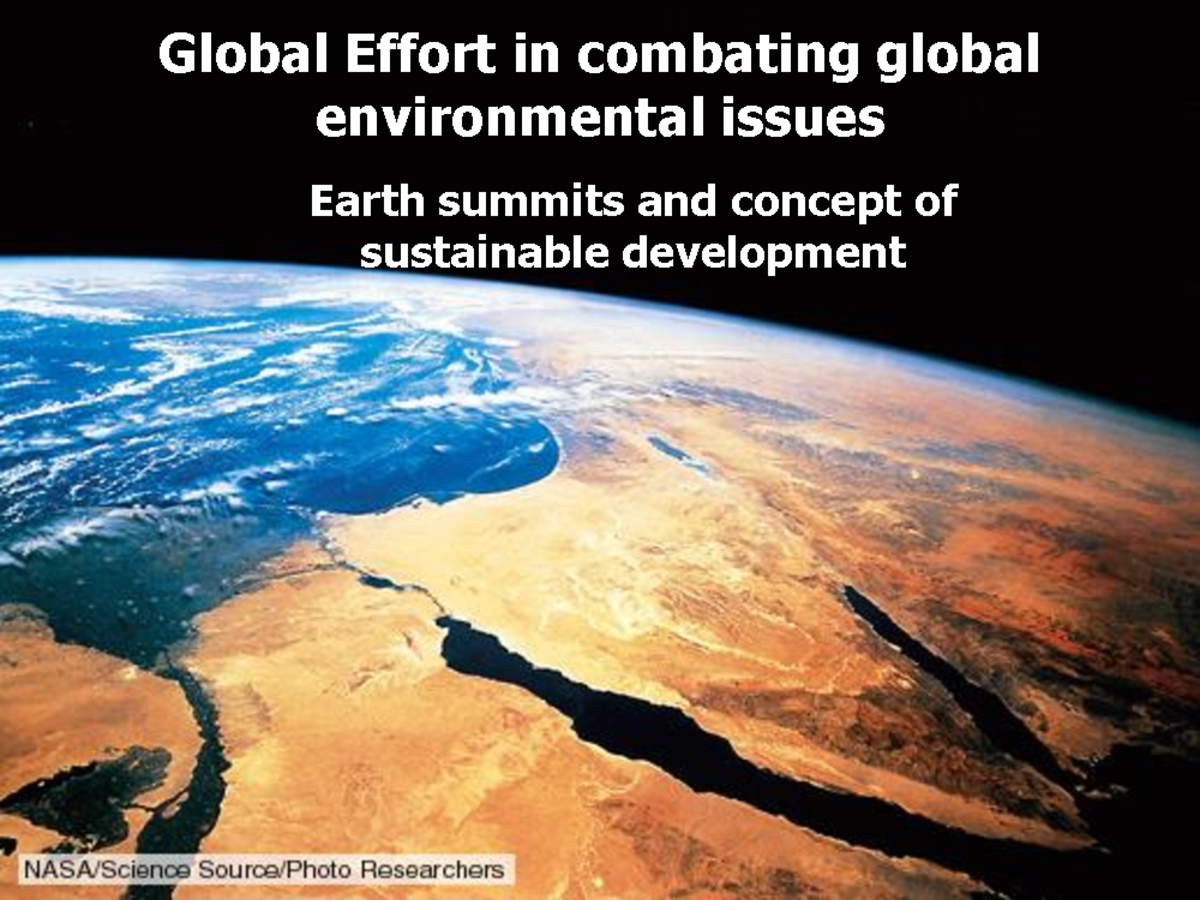 L4 & 5 Earth Summits & Global GHG Emission Agreements Overview - Studocu