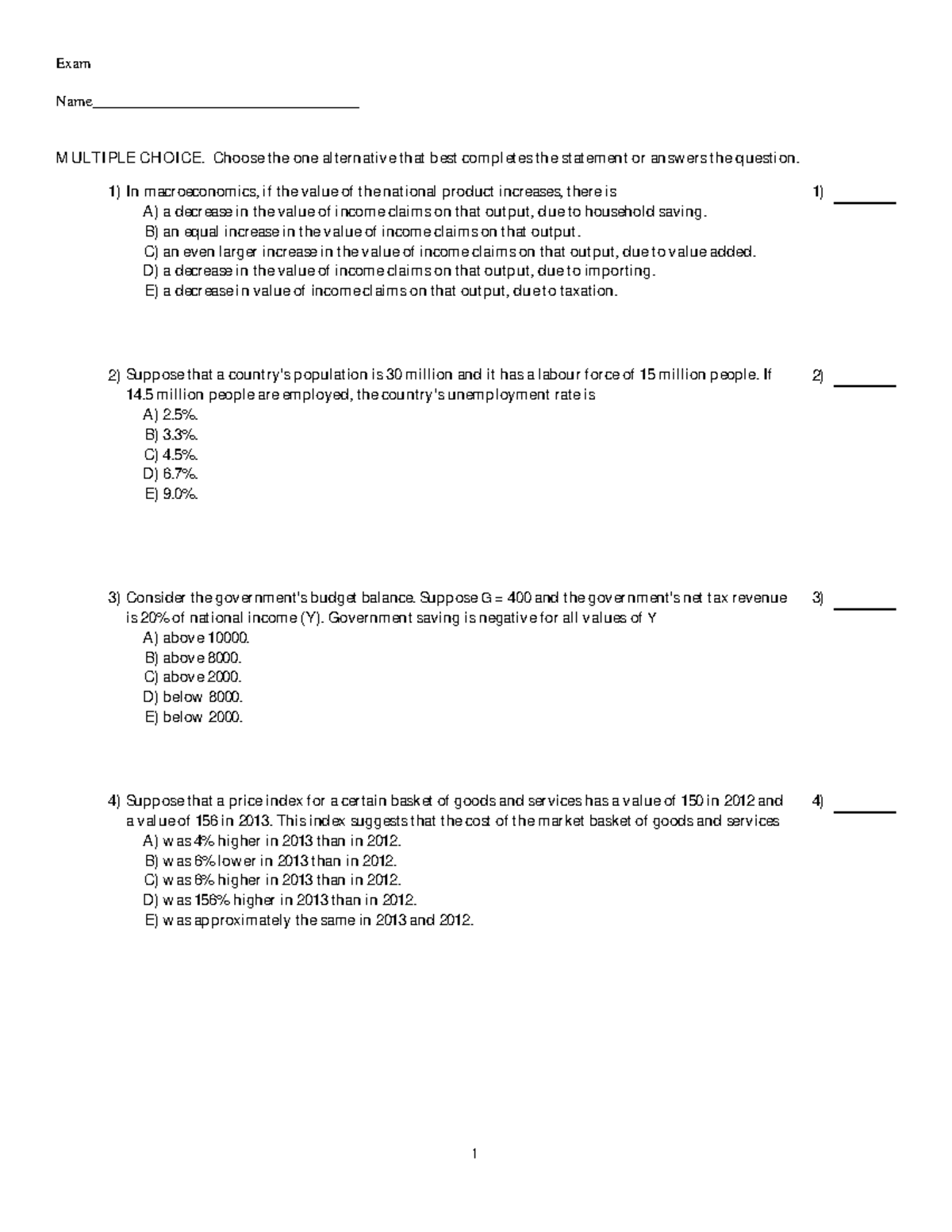 Midterm 2 Exam Review: Key Concepts and Sample Questions - Studocu