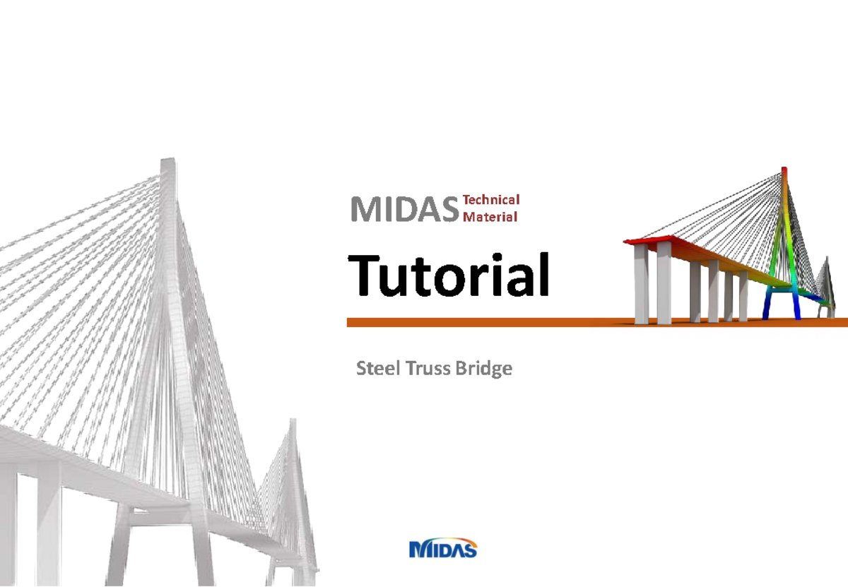MIDAS Civil Tutorial: Steel Truss Bridge Design Steps - Studocu