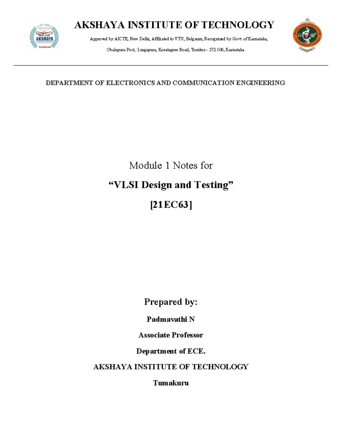 VLSIBEC 602-1: Module 1 Notes on MOS Transistor Theory and CMOS Design ...