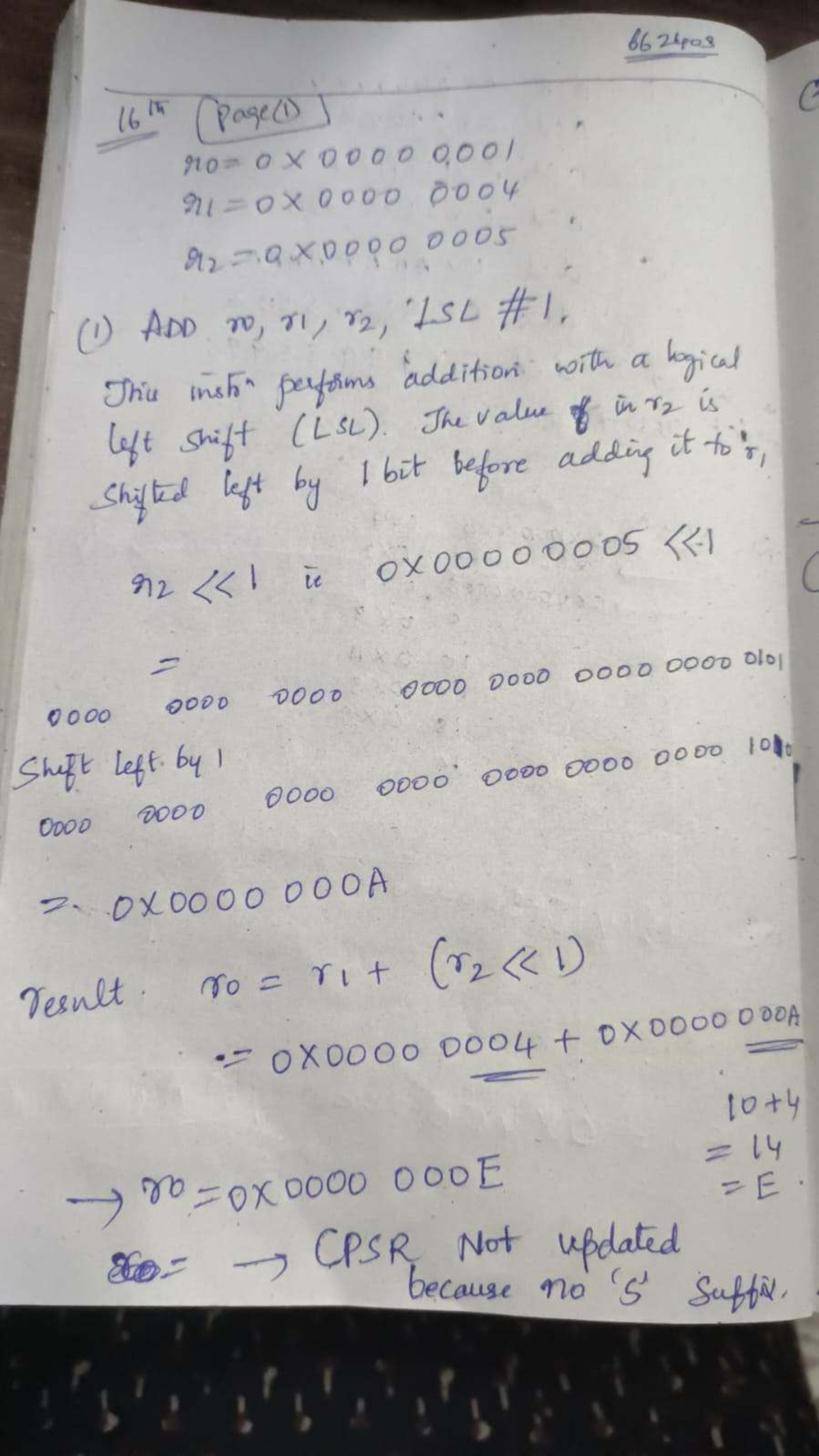 662403 16th Question Answer - Assembly Language Operations - Studocu