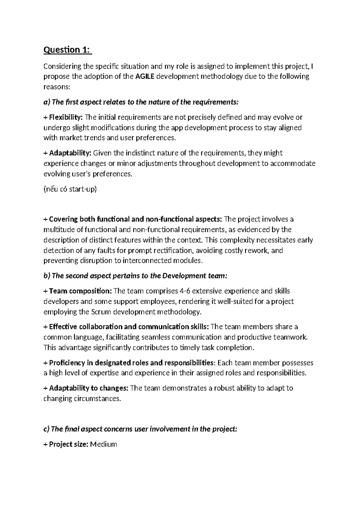 SWE PE - Agile Scrum Methodology and Testing Strategies for FU-EduNext ...