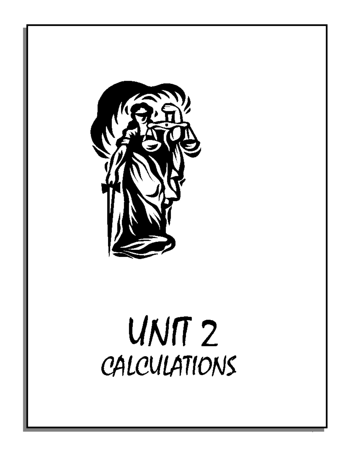 Unit 2 Calculations: Comprehensive Guide to Basic Arithmetic - Studocu