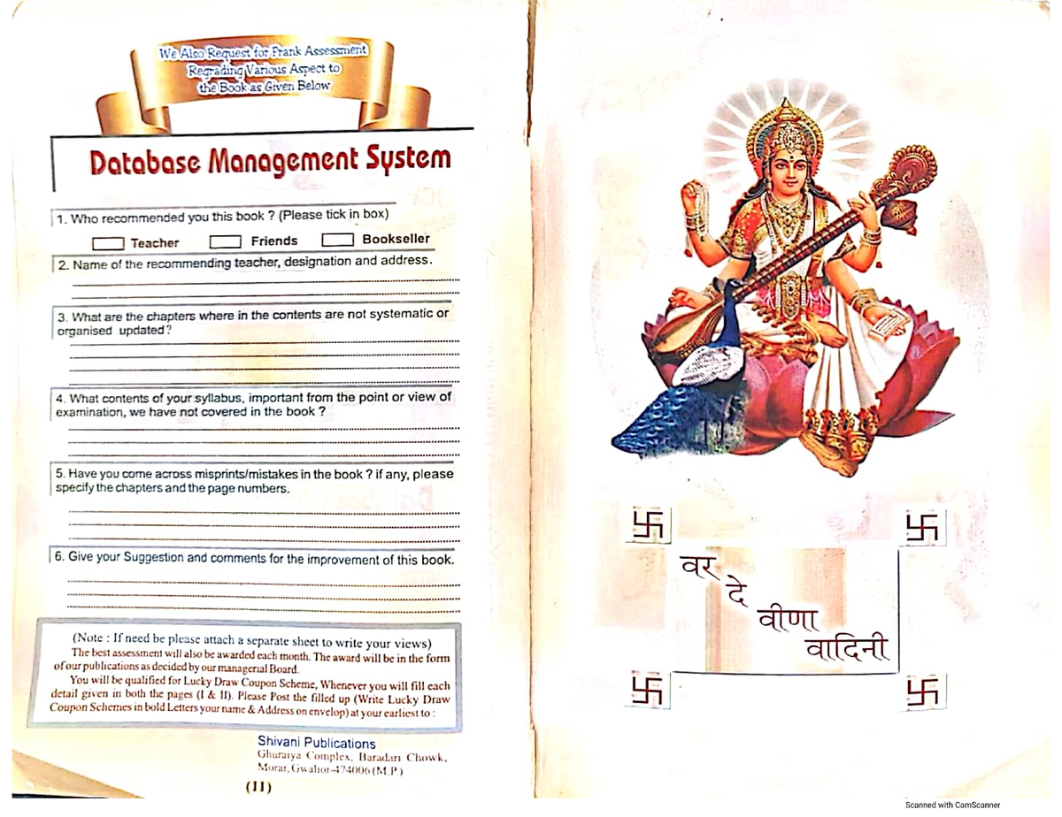 Dbms Course Notes for 5th Semester - Shivani - Studocu