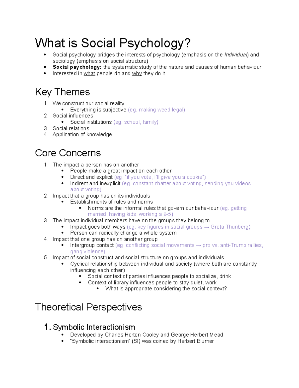 Social Psychology Lecture Notes (PSYCH 201) - Studocu
