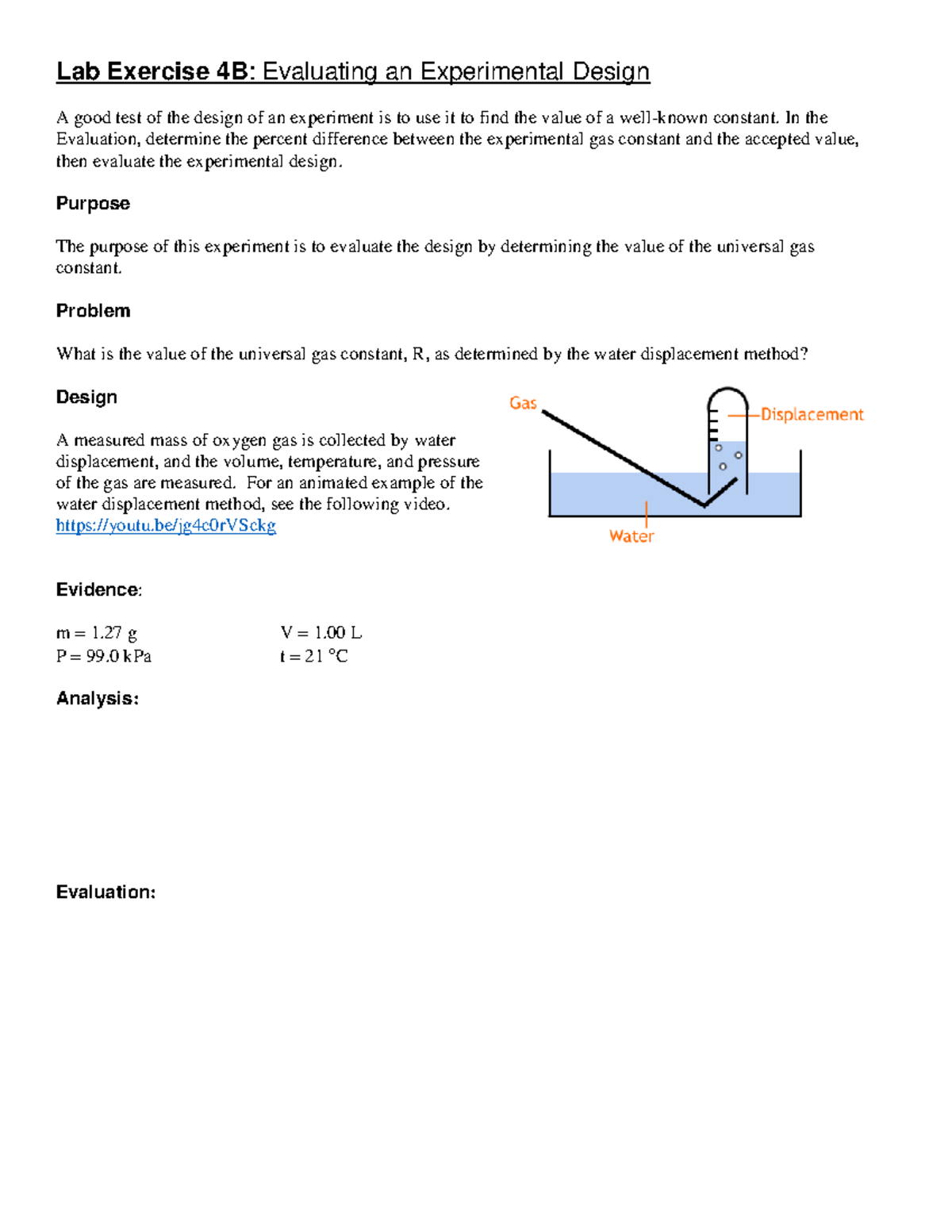 3.01 - Lab Exercise 4B: Evaluating Experimental Design of Gas Constant ...