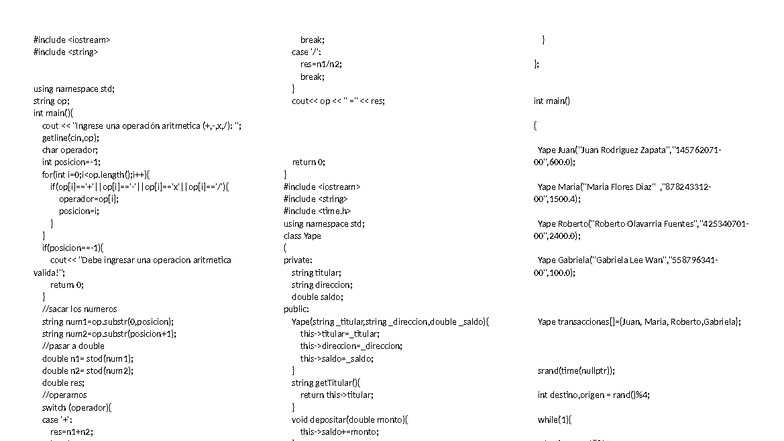 Códigos de Ejemplo en C++: Operaciones Aritméticas y Juego del Ahorcado ...