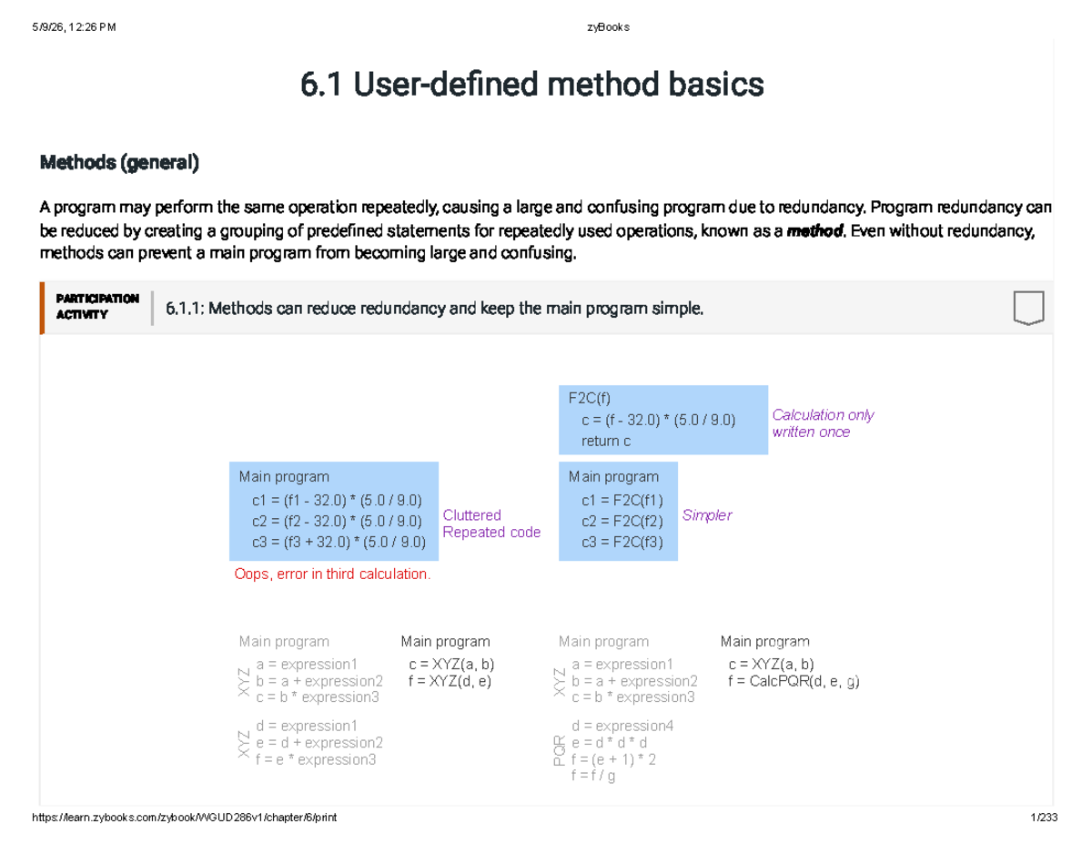 WGUD286: User-defined Method Basics - Studocu