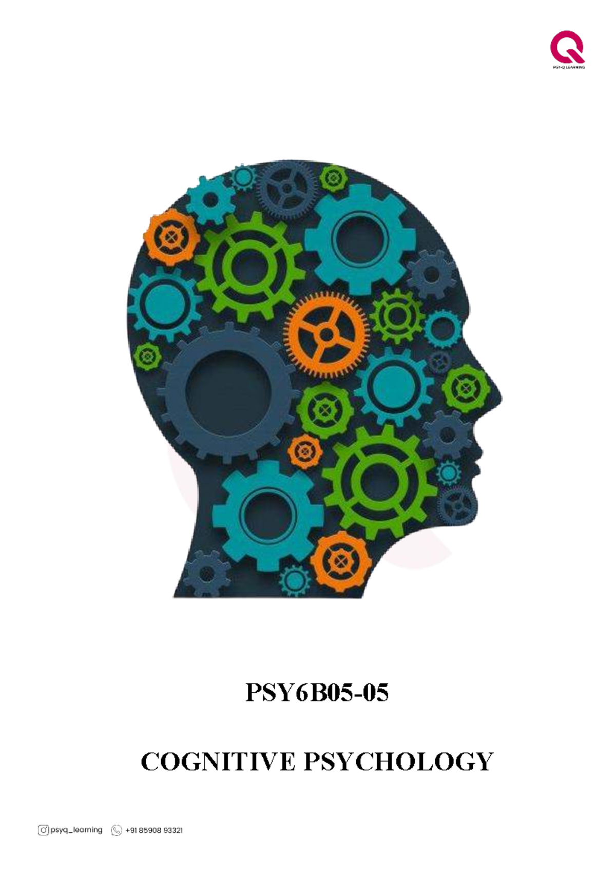 COG 101: Cognitive Psychology Overview and Key Concepts - Studocu