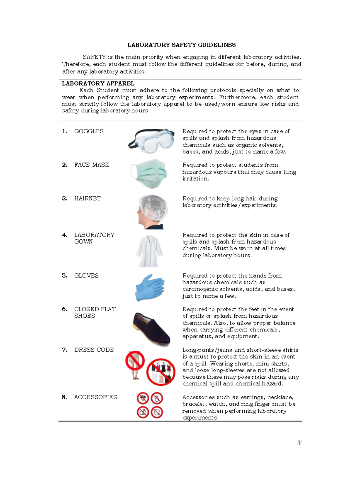 Laboratory Safety Guidelines & Waste Management Protocols - Studocu