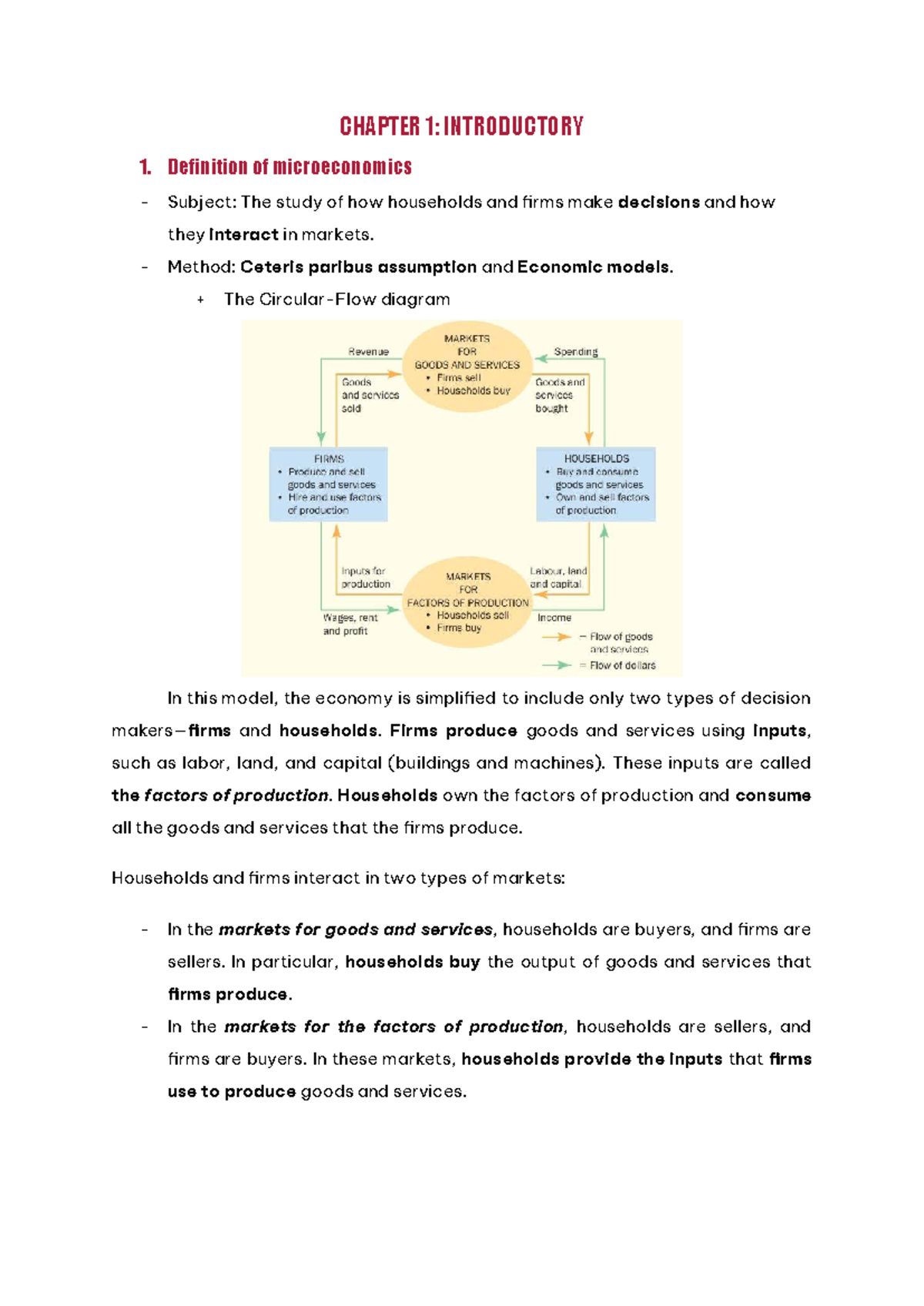 Microeconomics [Course Code] Final Review - Ms. Quynh Huong Notes - Document Preview