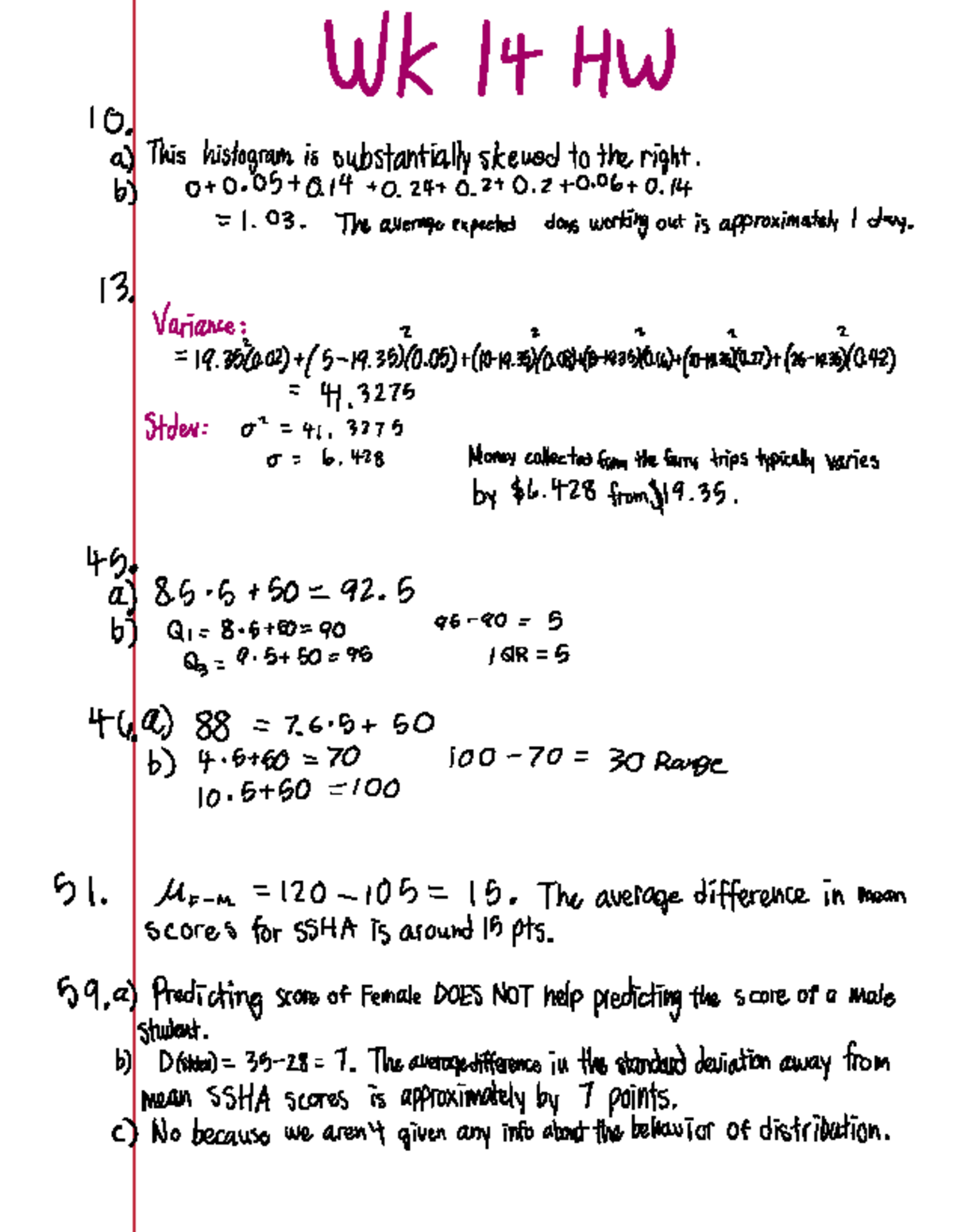 Pre Calculus 12 Examples