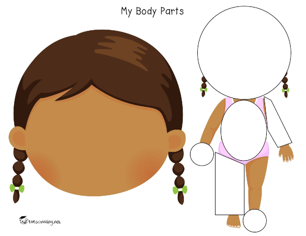 Free My Body Parts - 665552 - My Body Parts totschooling Cut Out Pieces ...