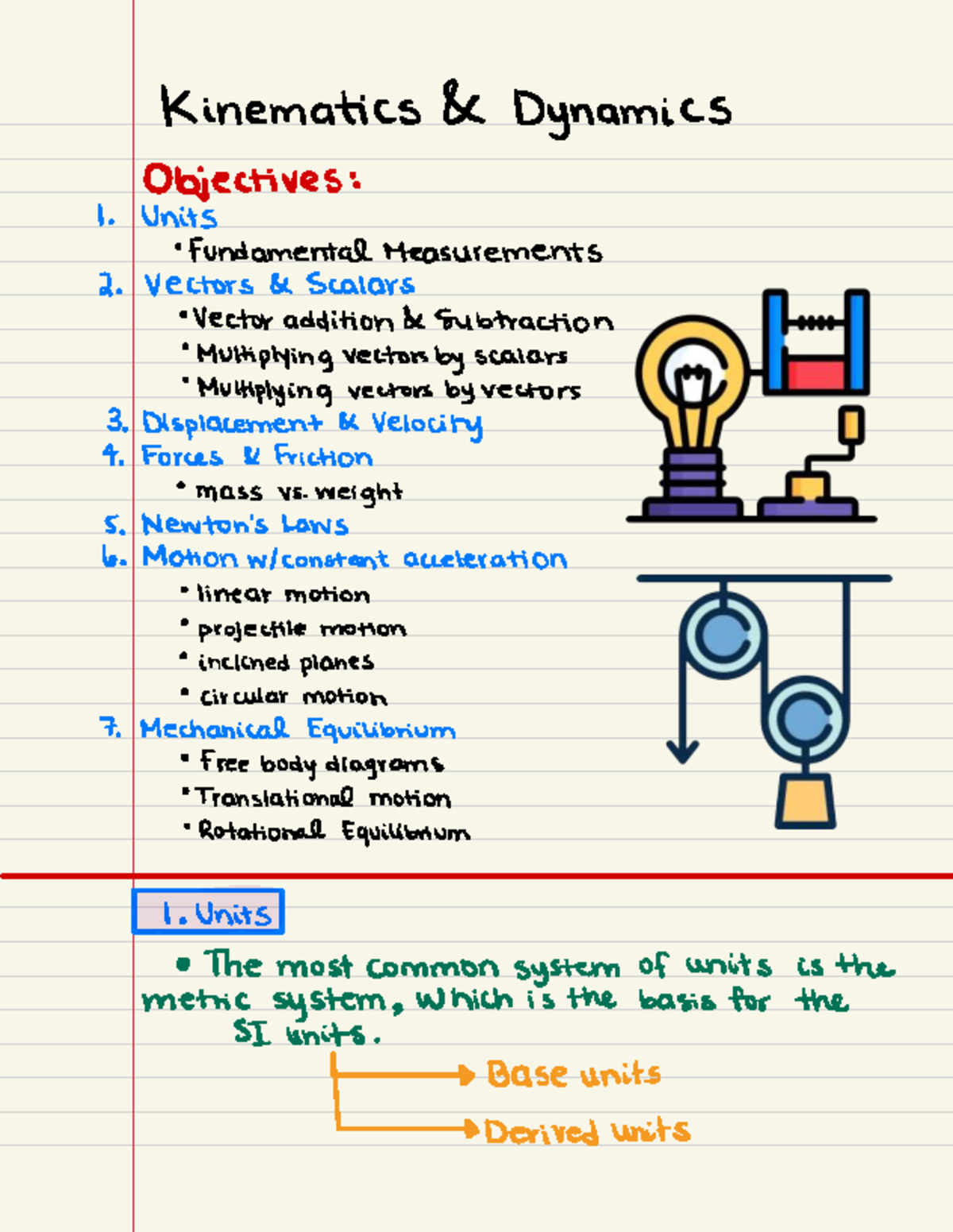 Chapter 1 - Kinematics and Dynamics Overview (Course Code: KIN-DYN ...