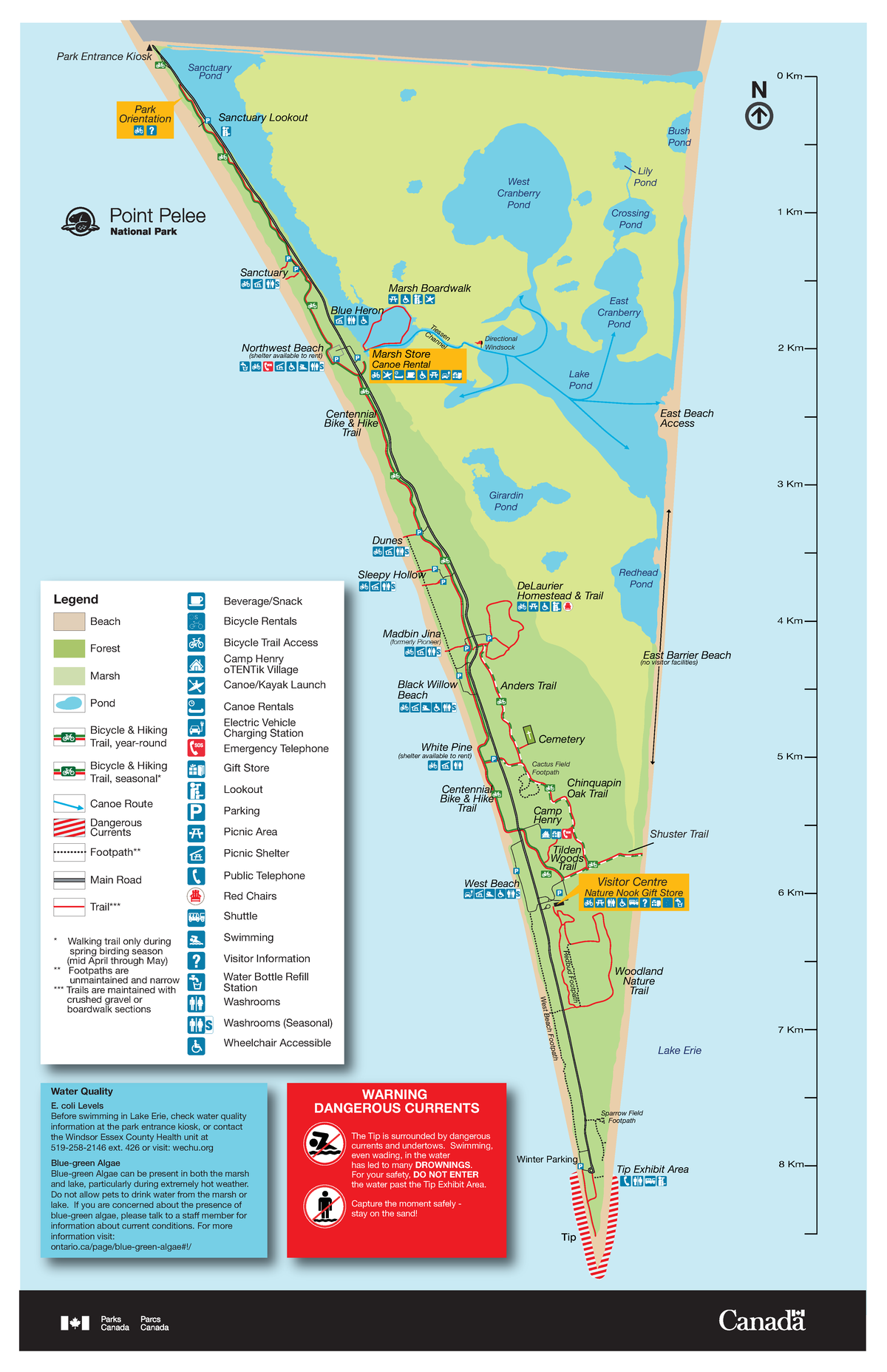 geo map printable - Tip Tip Exhibit Area Winter Parking East Barrier ...
