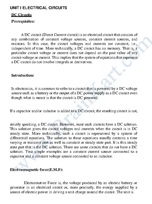 BE8253 Basic Electrical and Electronics and Instrumentation Engineering ...
