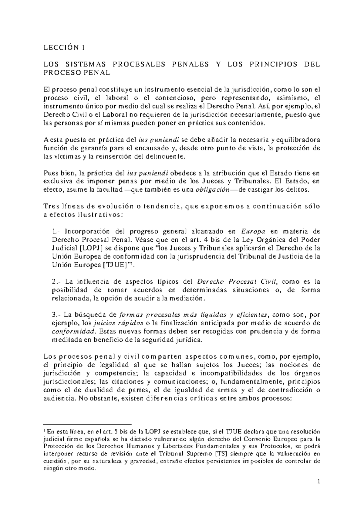 LOS SISTEMAS PROCESALES PENALES Y LOS PRINCIPIOS DEL PROCESO PENAL ...