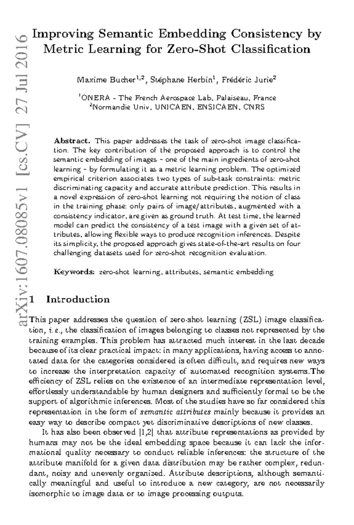 Improving Semantic Embedding Consistency by Metric Learning for Zero ...