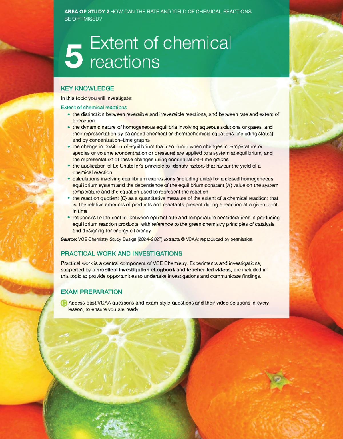 Chem CH4 - Optimizing Rates and Yields of Chemical Reactions - Studocu