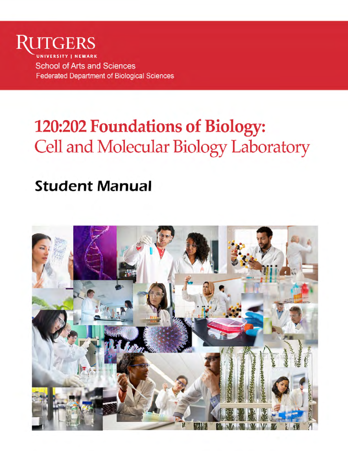 120:202 SP22 Cell and Molecular Biology Lab Manual - Studocu