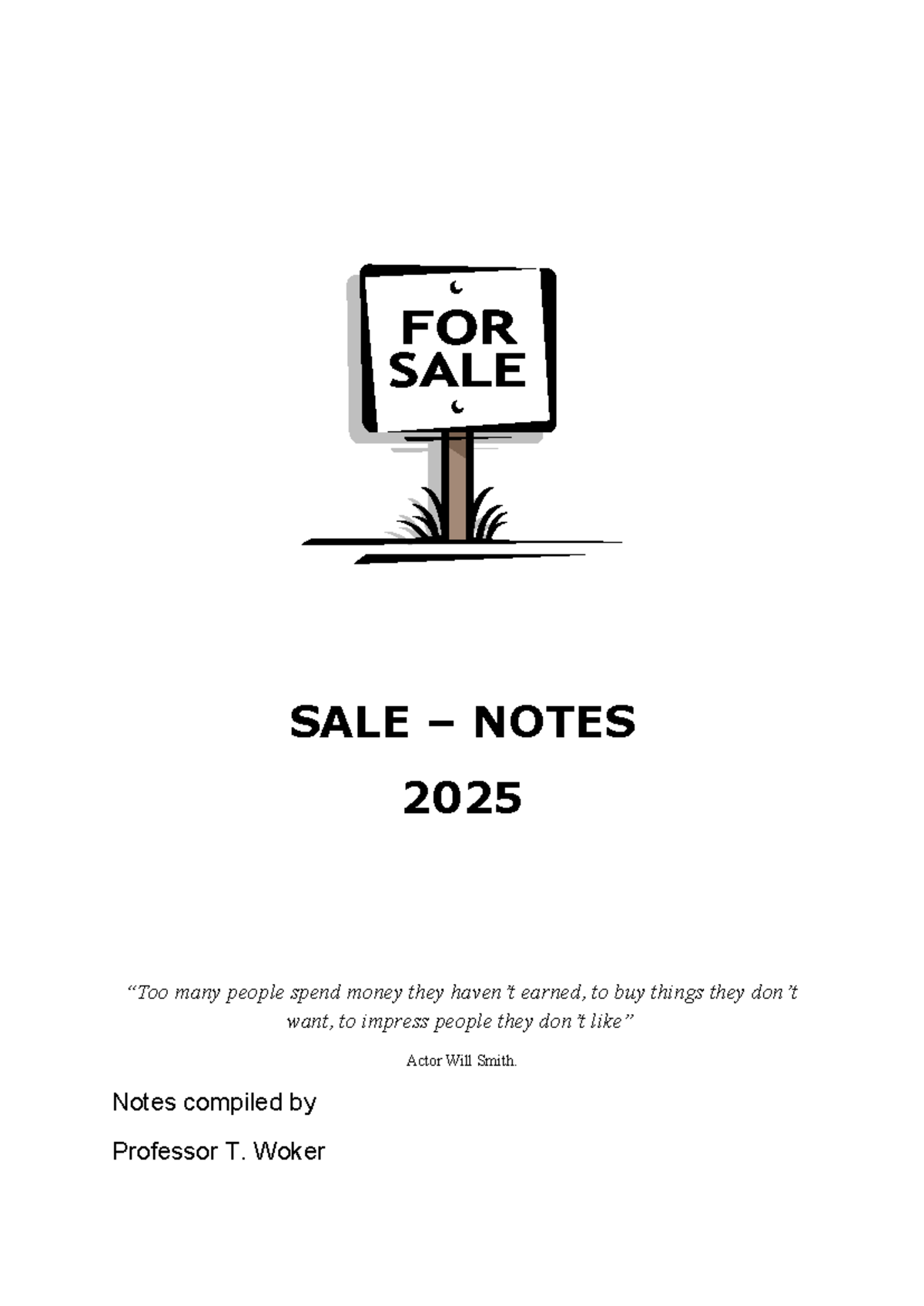SALE NOTES 2025: Understanding the Law of Sale and Valid Contracts ...