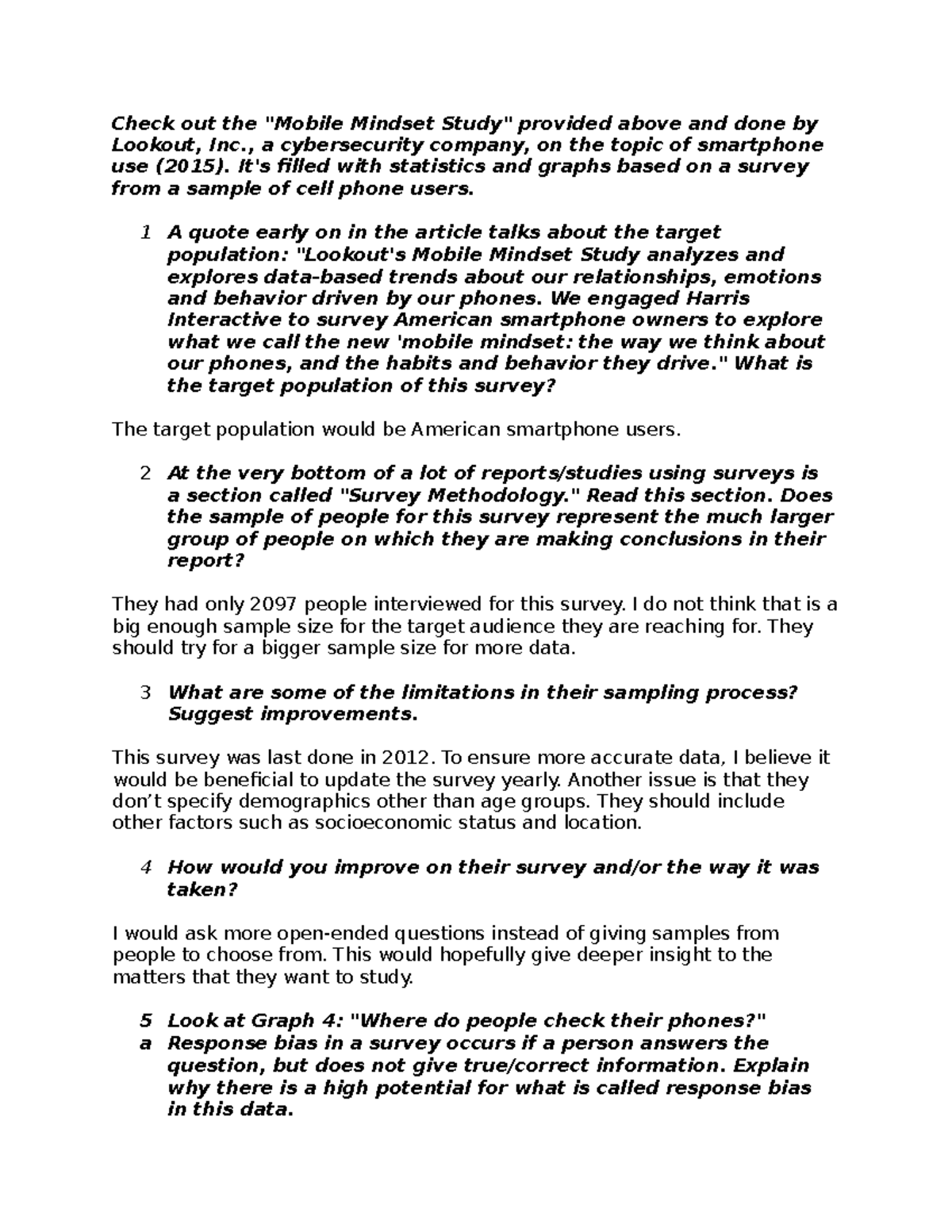 BUS Stats Chapter 4 - Here - Check out the 