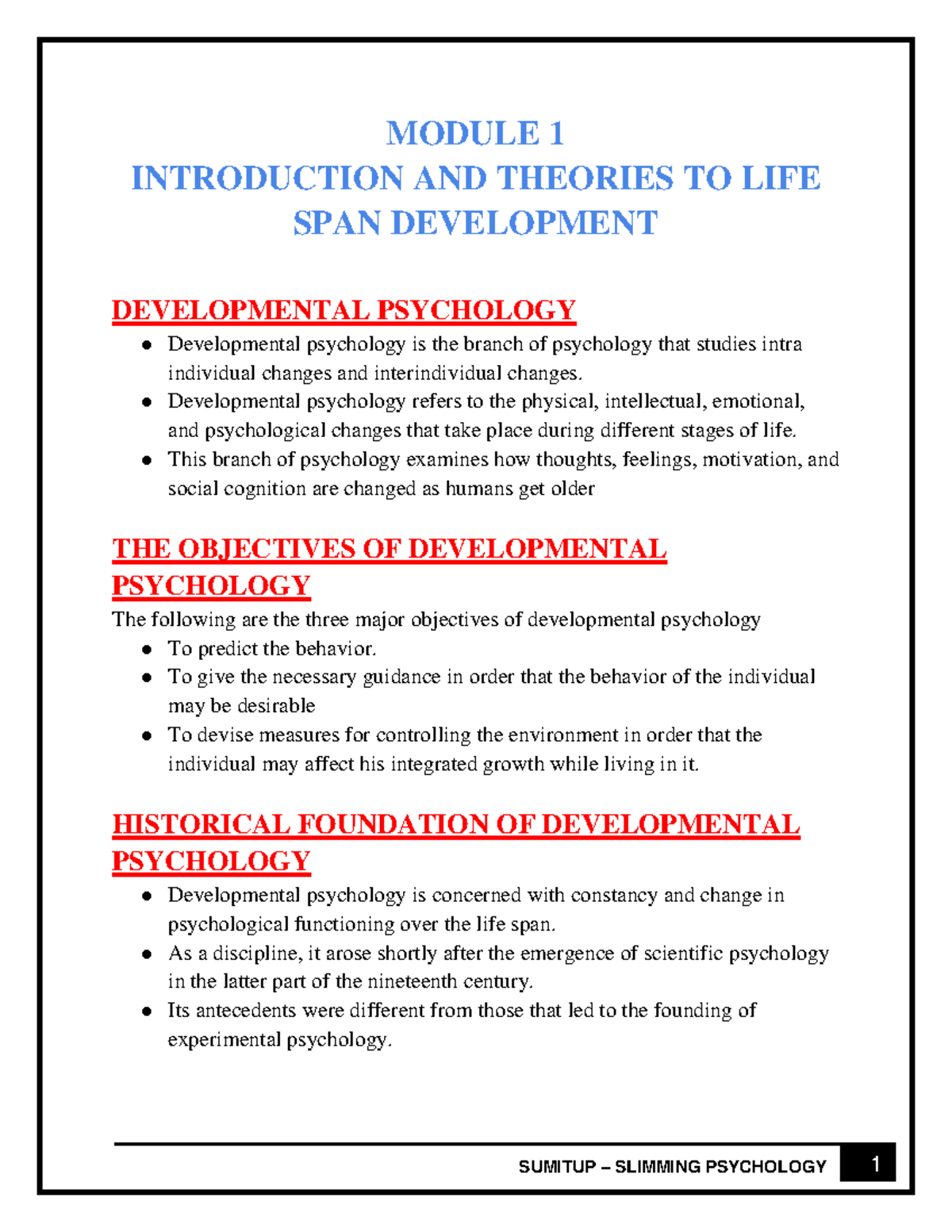 Developmental Psychology Overview: Key Theories and Concepts 1733348622 ...