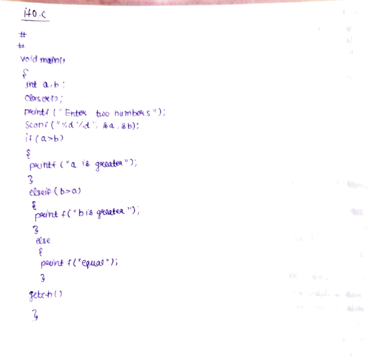 C tutorial Mar 27, 2023 - c programming notes - +O Void main nt ab ...