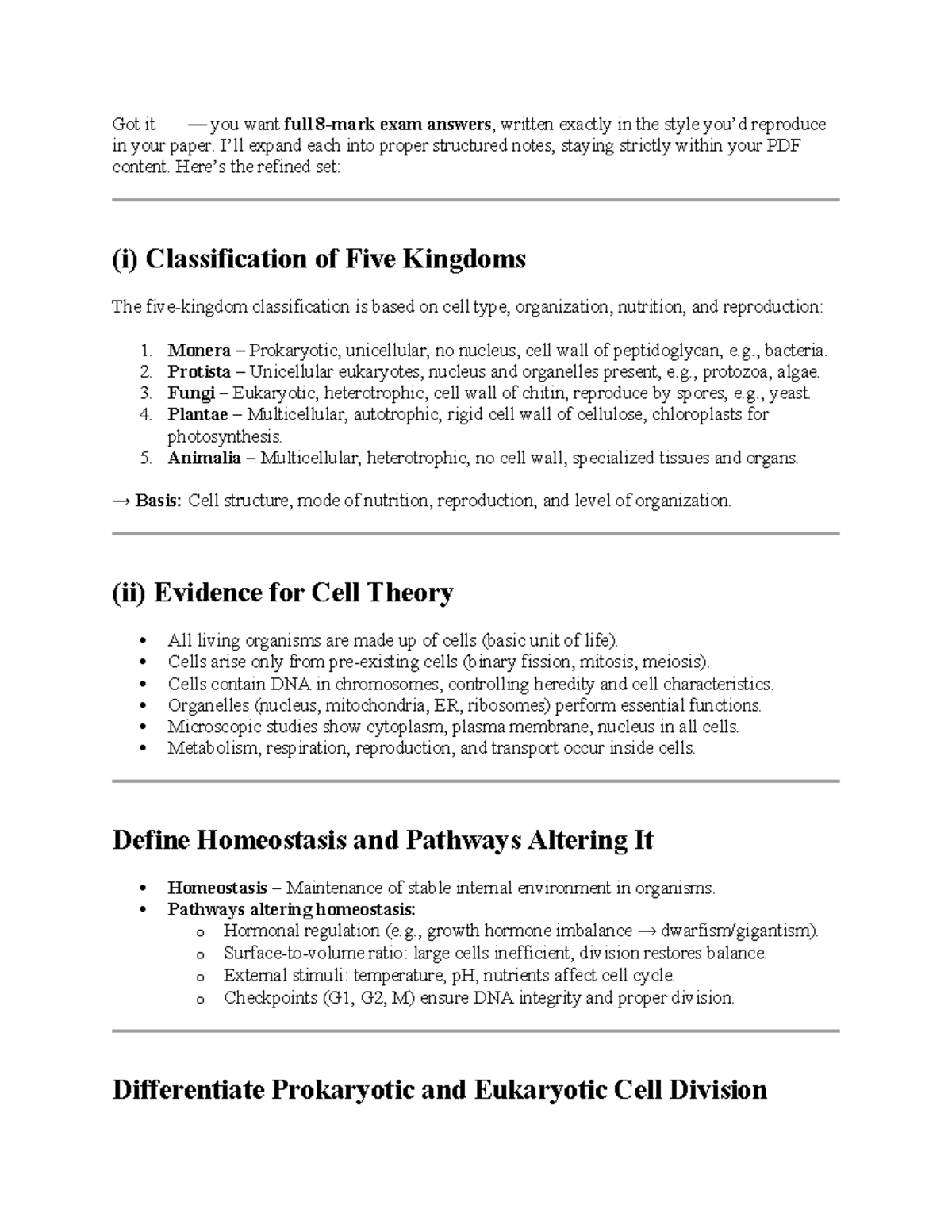BIO 101 - Comprehensive Exam Notes on Cell Biology and Metabolism - Studocu