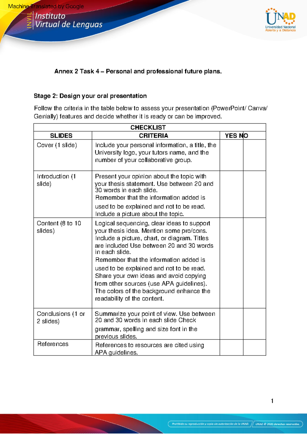 Annex 5 - Task 4 - anexo - Logical sequencing, clear ideas to support ...