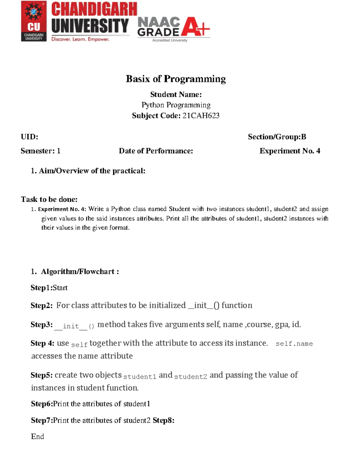 Worksheet 1.4 - there are two python programs of library and class ...