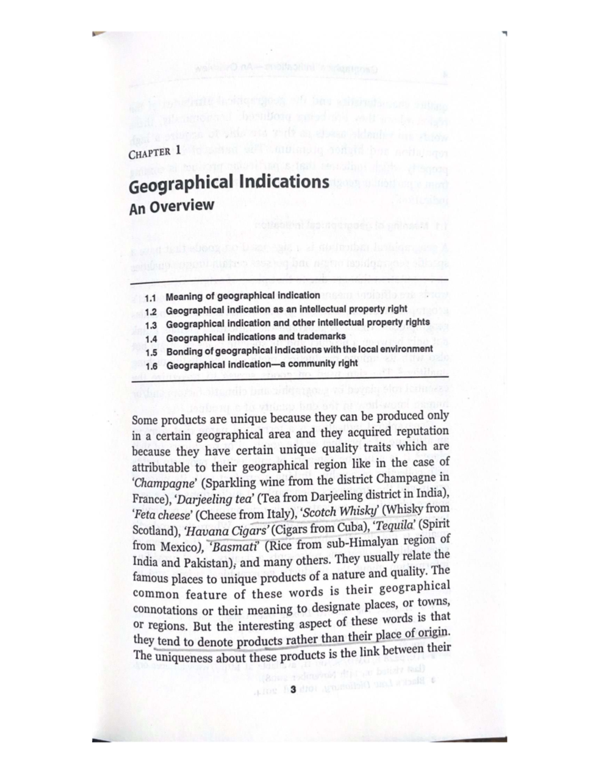 Geographical Indications: An Overview (Chapter 1) - Studocu