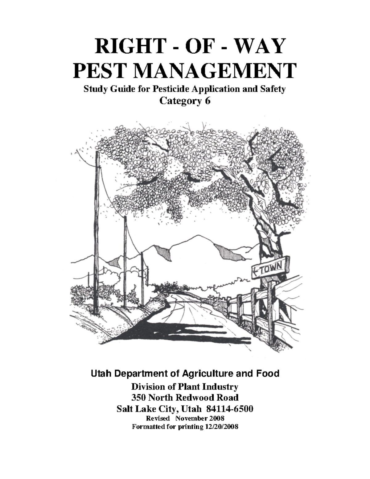 Study Guide for Right-of-Way Pest Management (Category 6) - Studocu