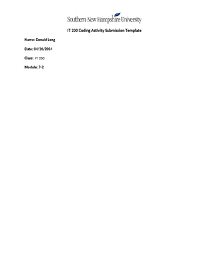 Module 2 Coding Activity AddMultiplyFourInts - IT 230 Coding Activity ...