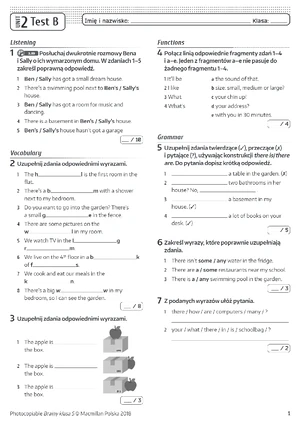 Unit 7 TEST – English Listening & Vocabulary Practice - Studocu