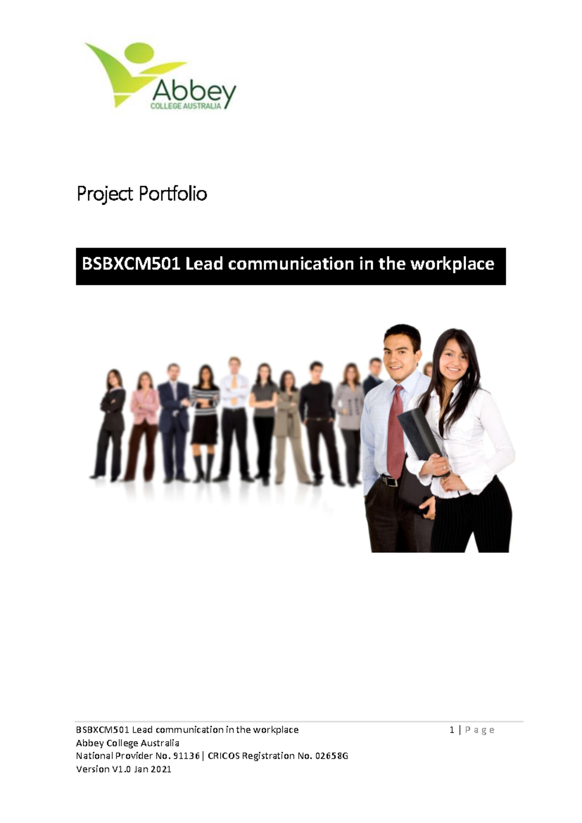 BSBXCM501 Project Portfolio: Lead Communication in the Workplace - Studocu
