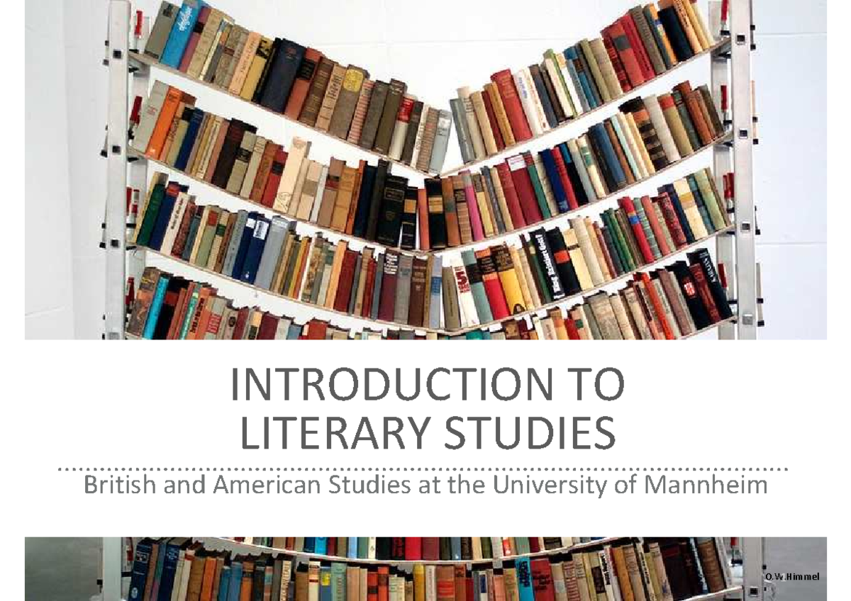 Introduction to Literary Studies: Narrative Theories - Studocu