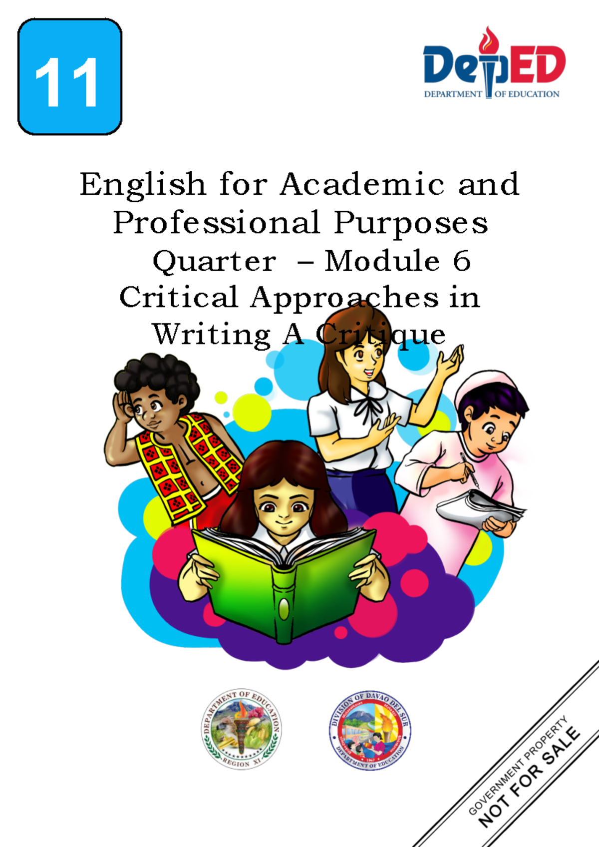 473913888 EAPP Grade 11 Module 6: Writing a Critique Approaches - Studocu